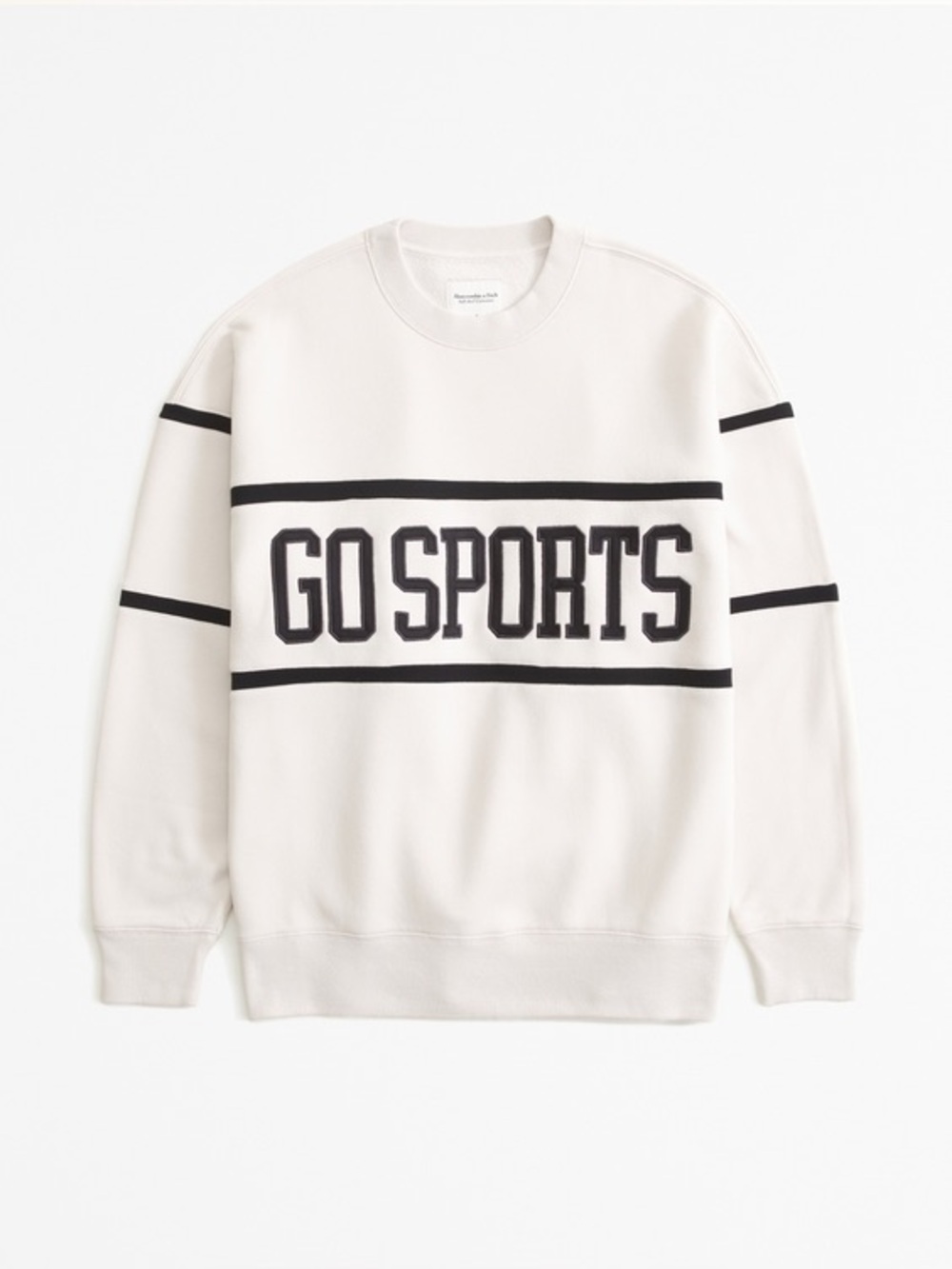 Abercrombie & Fitch Go Sports Sunday Crew, Light Sand, XL